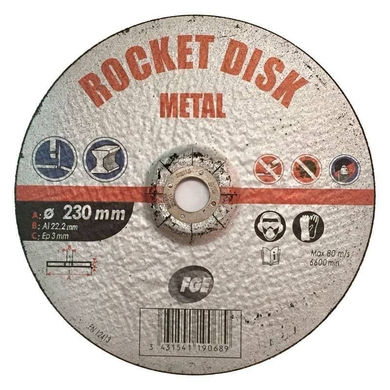 Disco radial Fartools de 230 Ø EXT X 22'2 Ø INT X 3 mm
