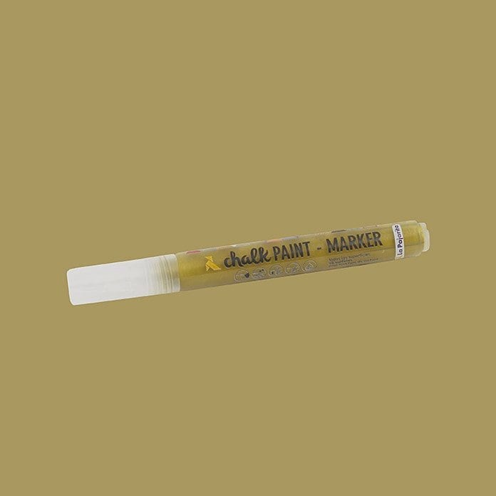 Rotulador chalk paint marker de La Pajarita oro