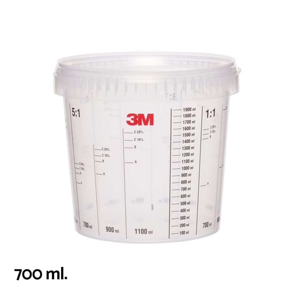 Vaso reglado 700ml. 3M