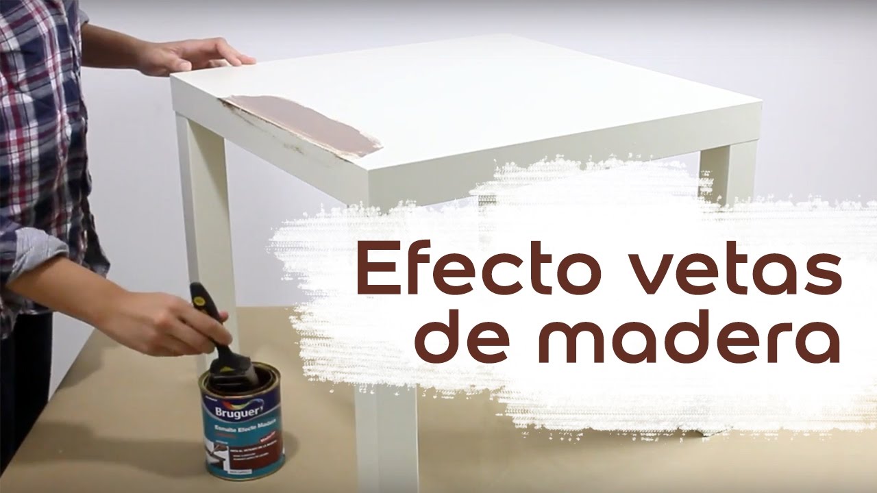 Como hacer efecto madera con pintura 